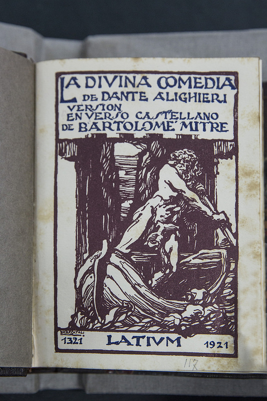 La Divina Comedia. Edición Latium de la versión definitiva de Mitre, dirigida por Nicolás Besio Moreno. Publicada en 1922