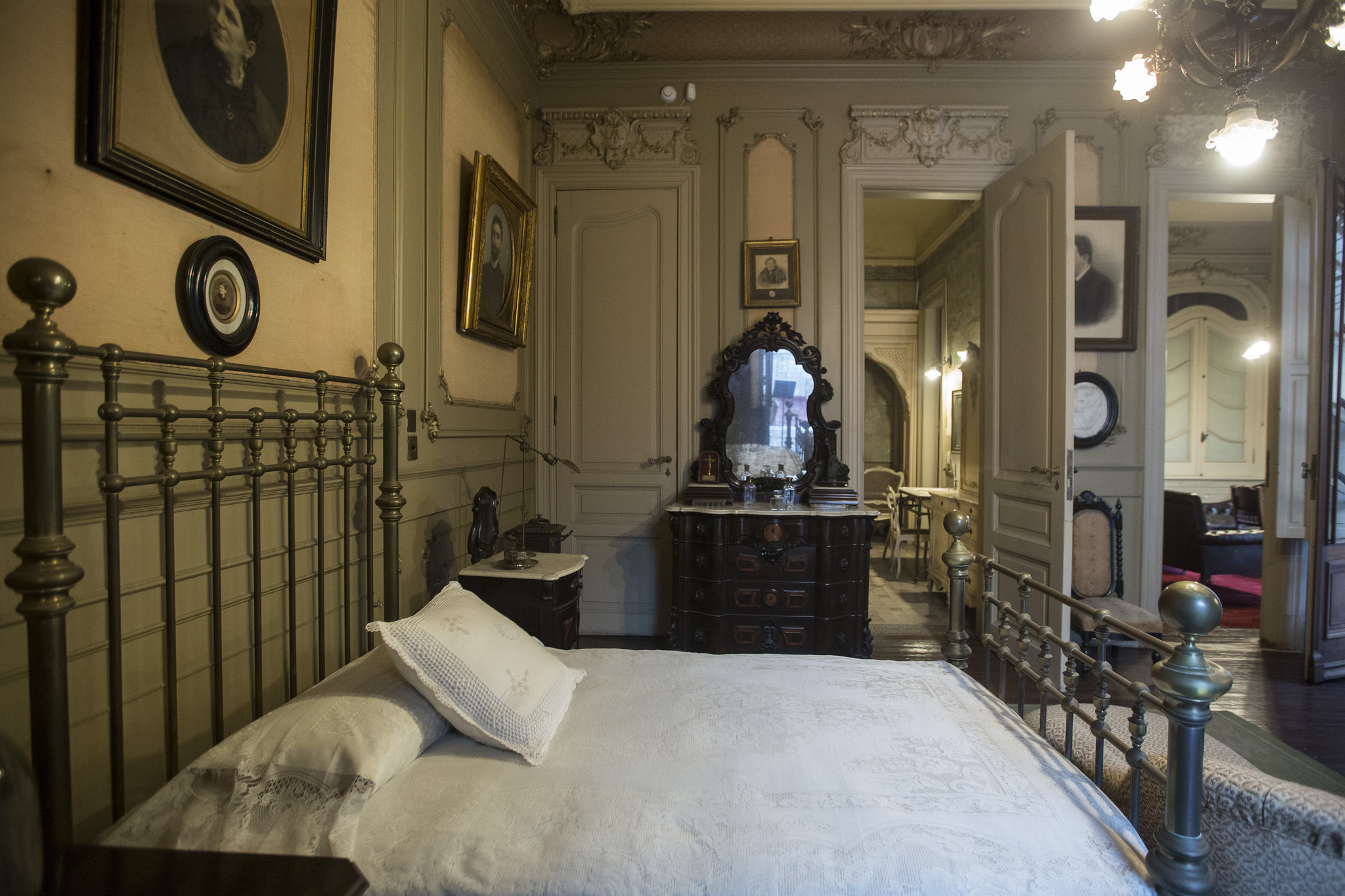Sala Dormitorio. Aquí Bartolomé Mitre pasó sus últimos años de vida y falleció, en 1906.